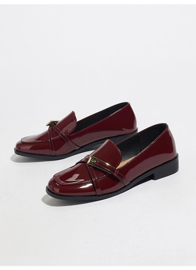 VerniSquare Patent Loafers