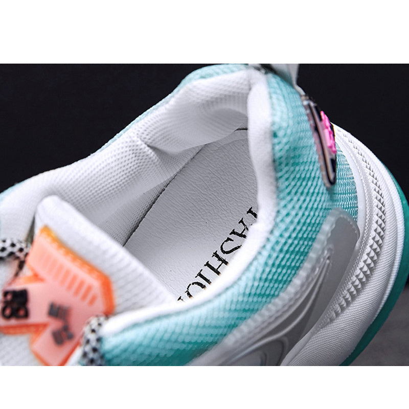 Baskets d'été à semelle arc-en-ciel pour femmes