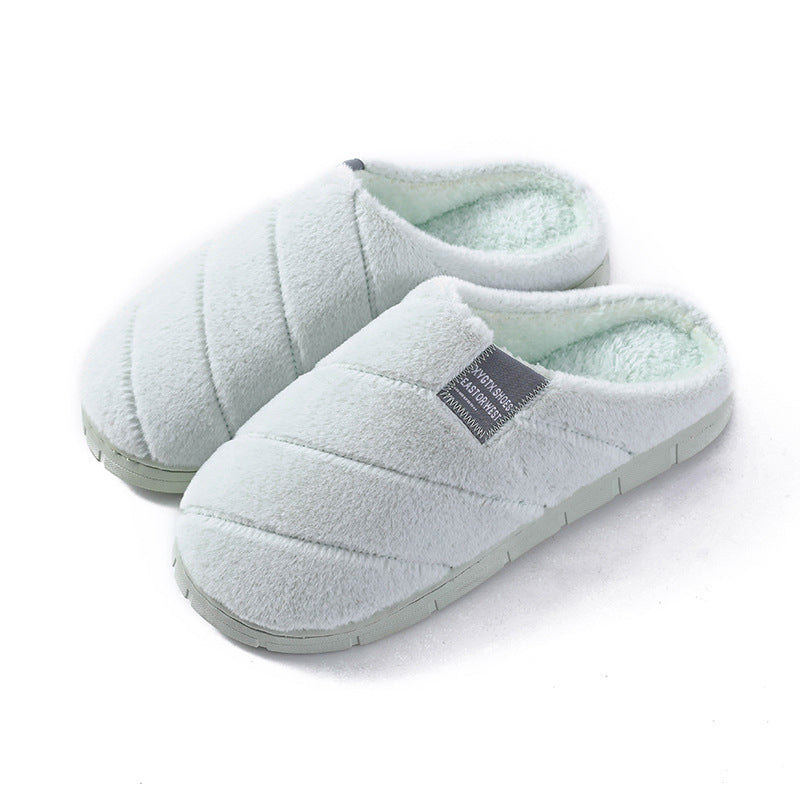 Chaussons en coton chauds et épais antidérapants