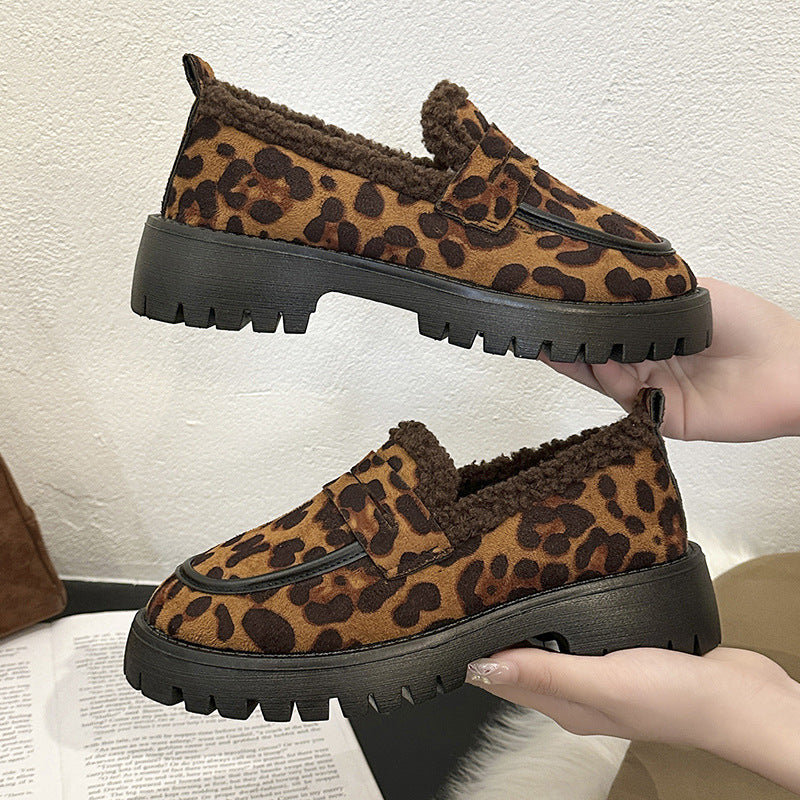 Savanna Leopard Loafers