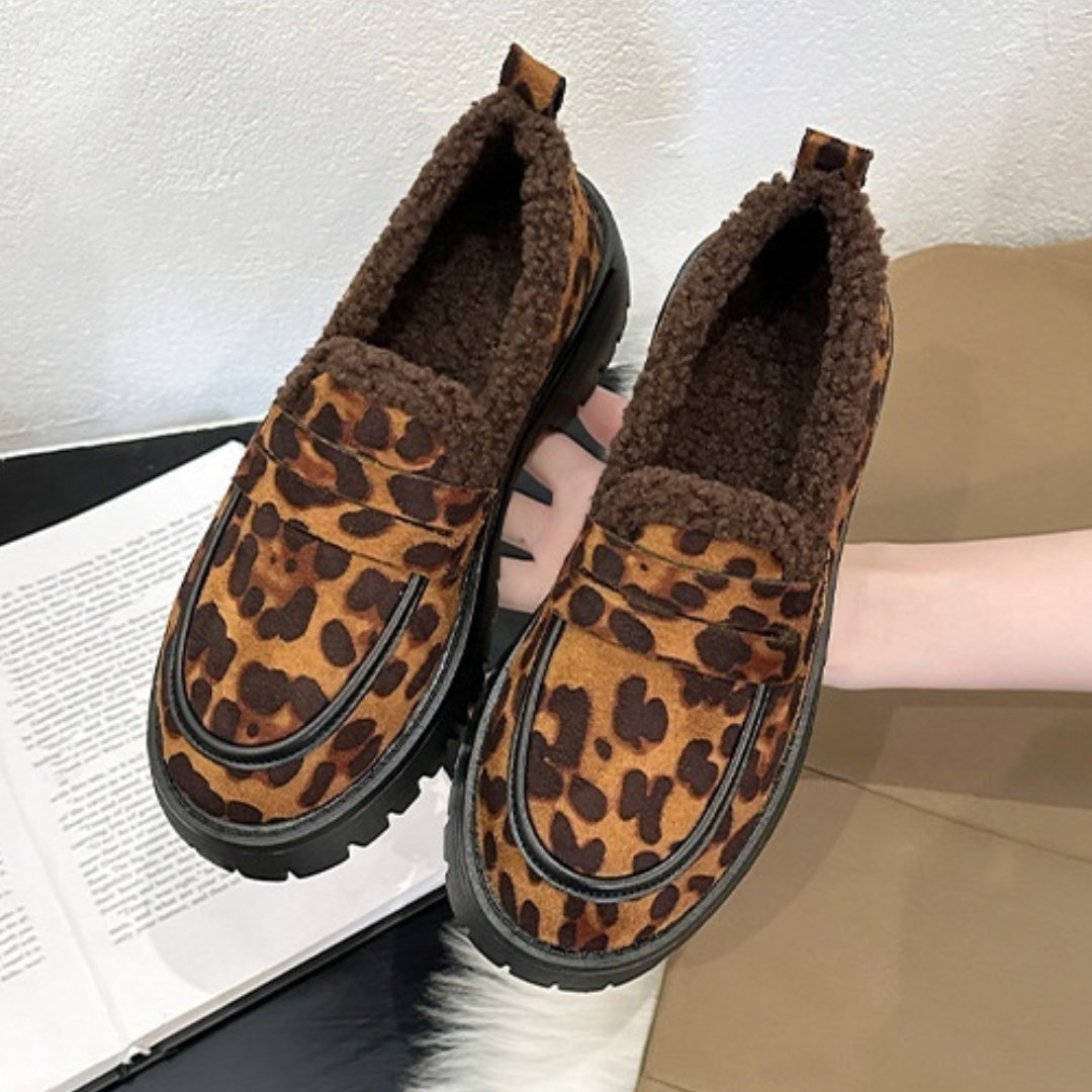 Savanna Leopard Loafers