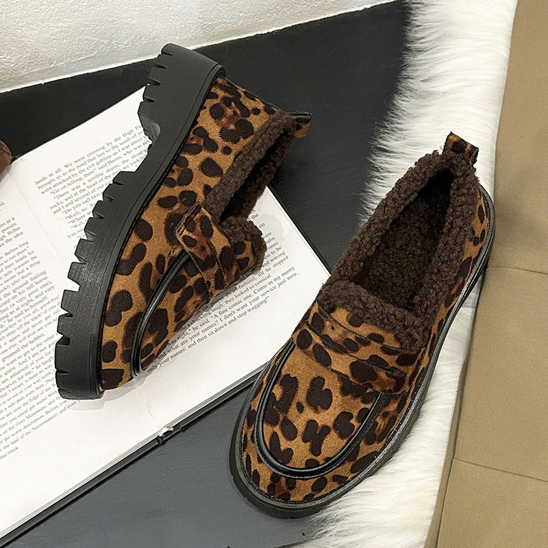 Savanna Leopard Loafers