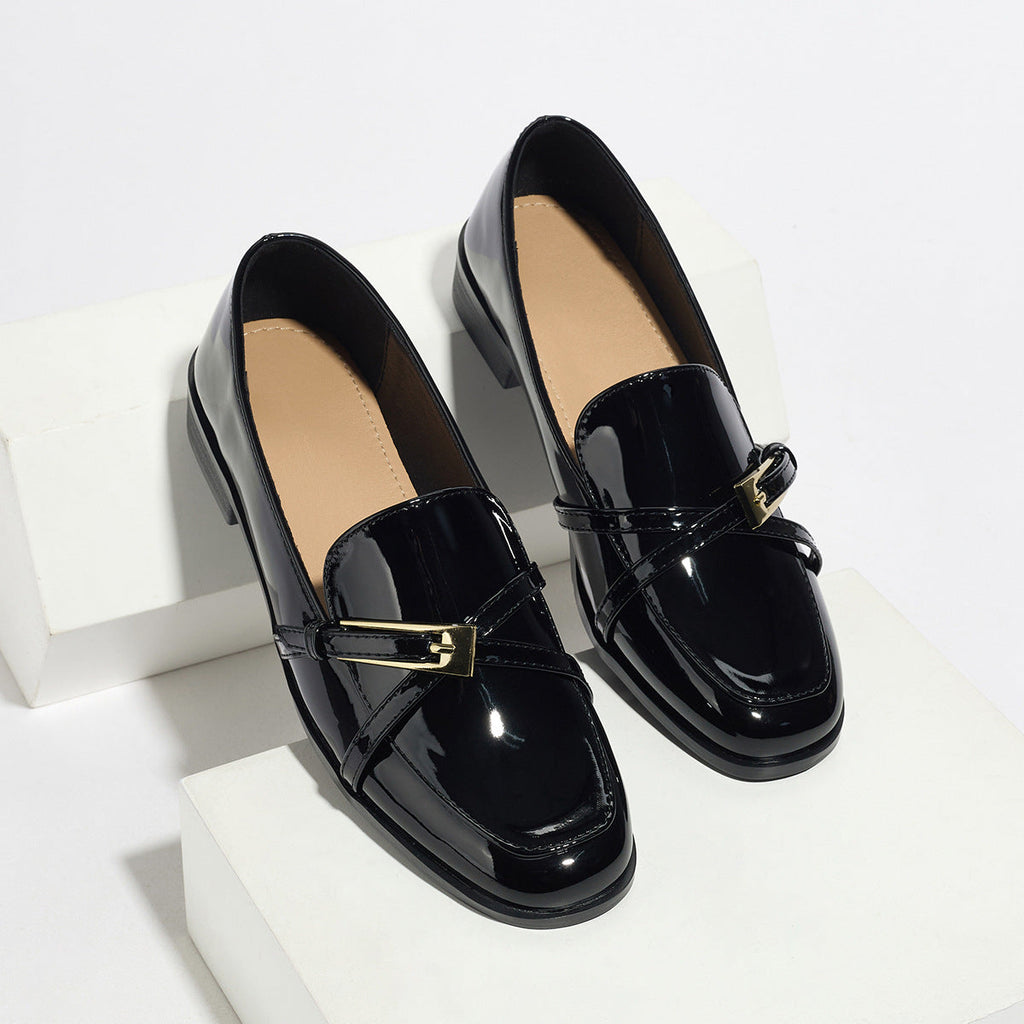 VerniSquare Patent Loafers
