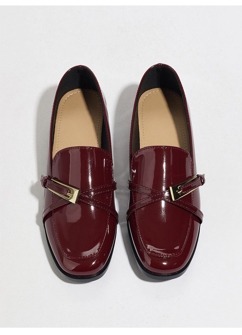 VerniSquare Patent Loafers