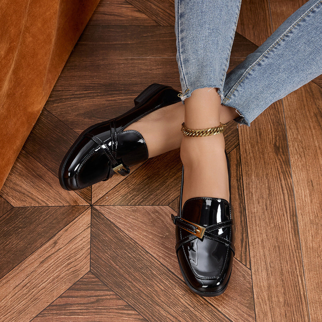 VerniSquare Patent Loafers
